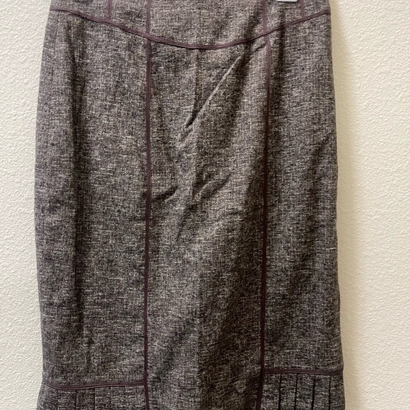 Nanette Lepore Coffee Bean toned Blazer & Skirt set. - Picture 4 of 7